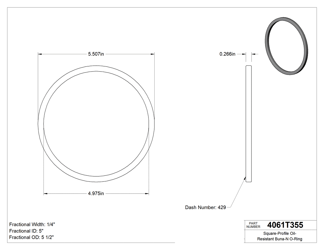 Technical drawing - 4061T355